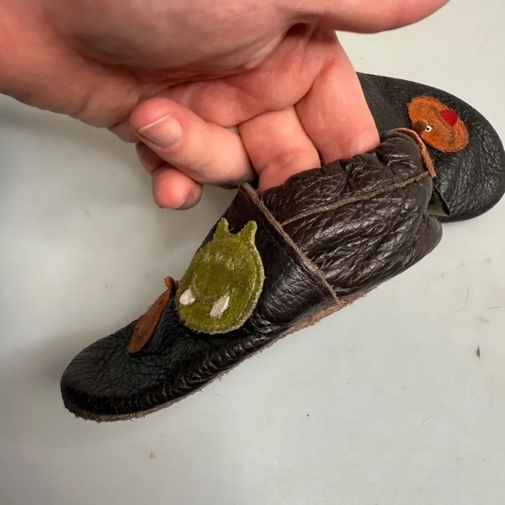Sho Shoos Leather Toddler Shoes Size 8.5 Brown Alien Design – South Africa
